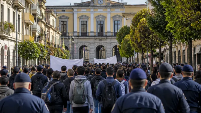 Afragola: 1.500 studenti in corteo per più fondi alla scuola e contro il caro vita