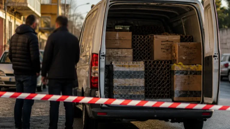 Sequestrati 111 kg di fuochi d'artificio a Secondigliano: denunciato un 23enne