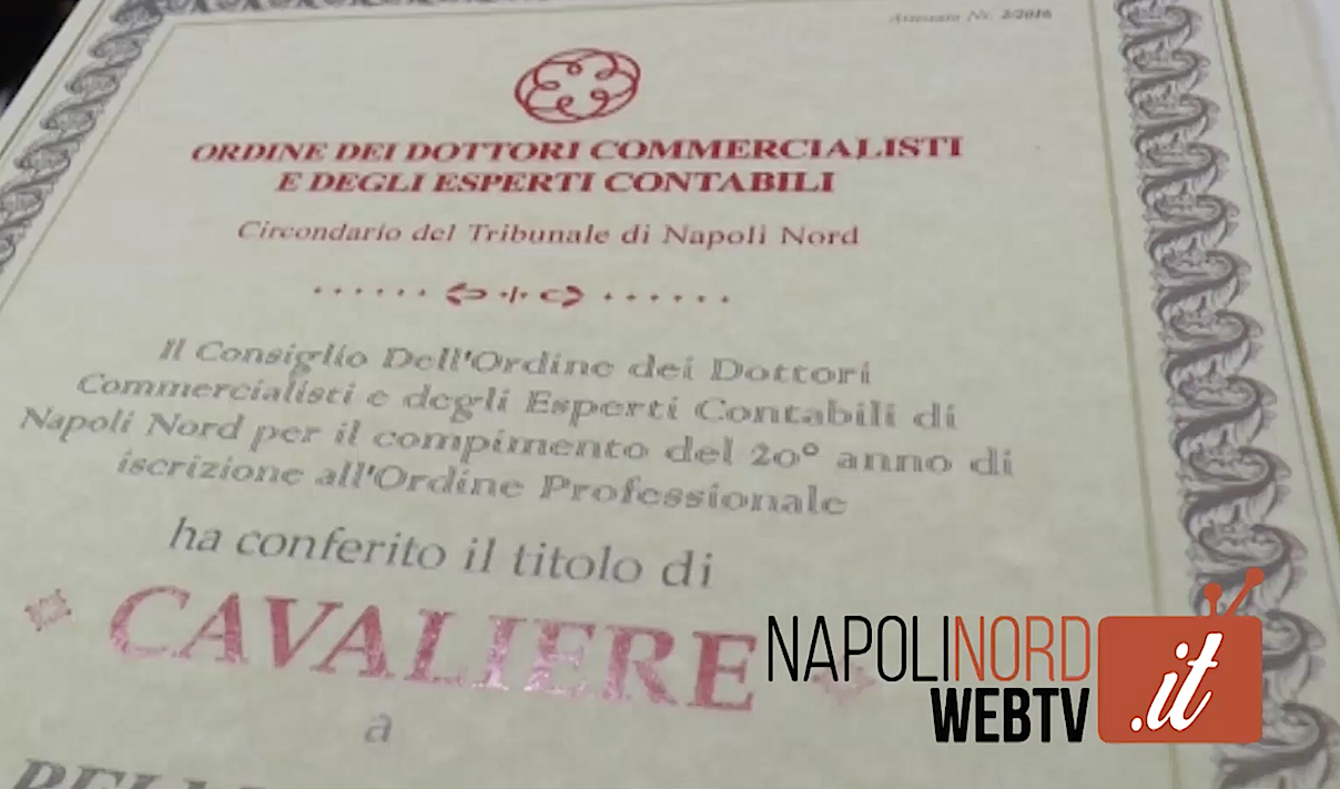 ‘Cavalieri’ e ‘Senatori’, Odcec Napoli Nord premiati gli iscritti dai 20 ai 35 anni. Video