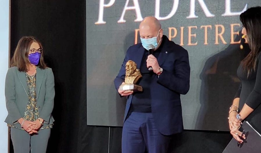 Premio Padre Pio da Pietrelcina, riconoscimento a Valerio Iovinella della Union Security Spa